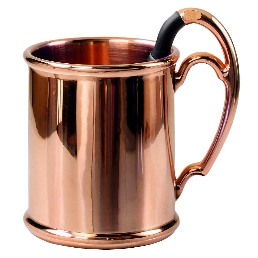 Polished Copper Mug Png 9