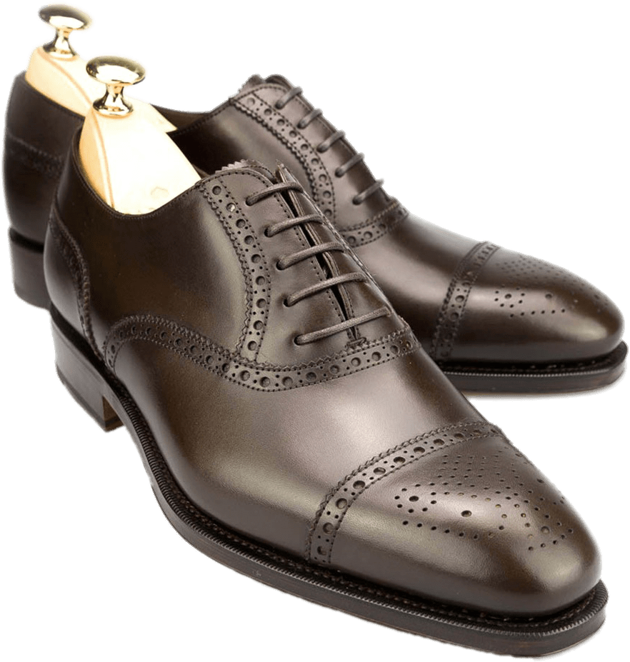 Polished Leather Oxford Shoes