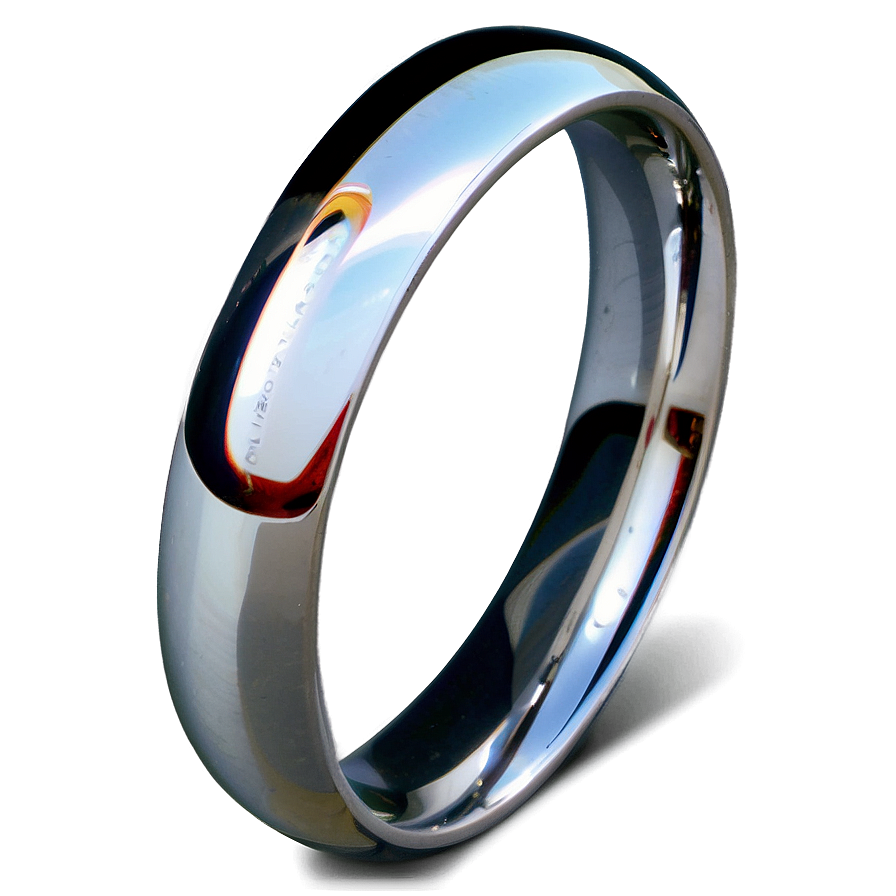 Polished Metal Ring Png 06282024