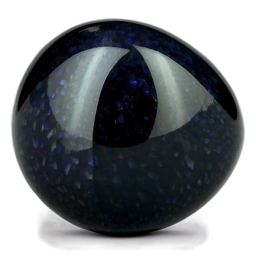 Polished Obsidian Gemstone Png 06272024