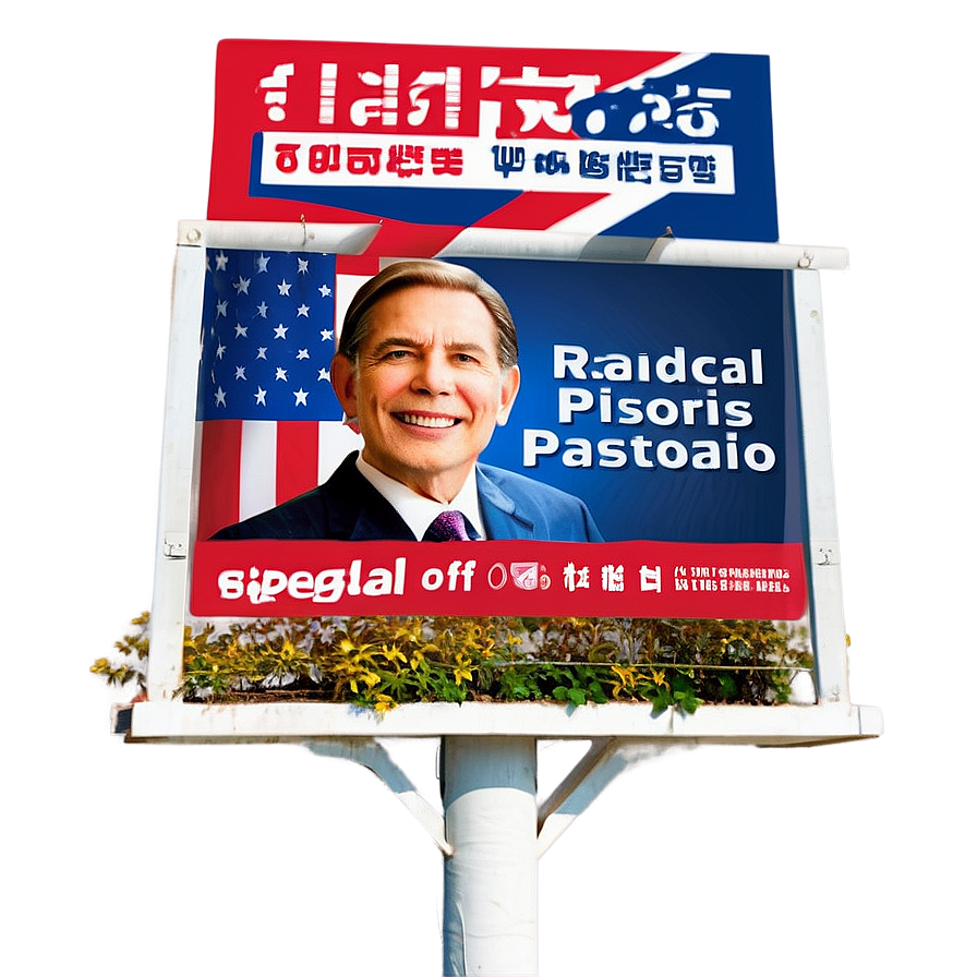 Political Campaign Billboard Png 73