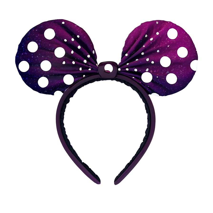 Polka Dot Disney Ears Png 06272024