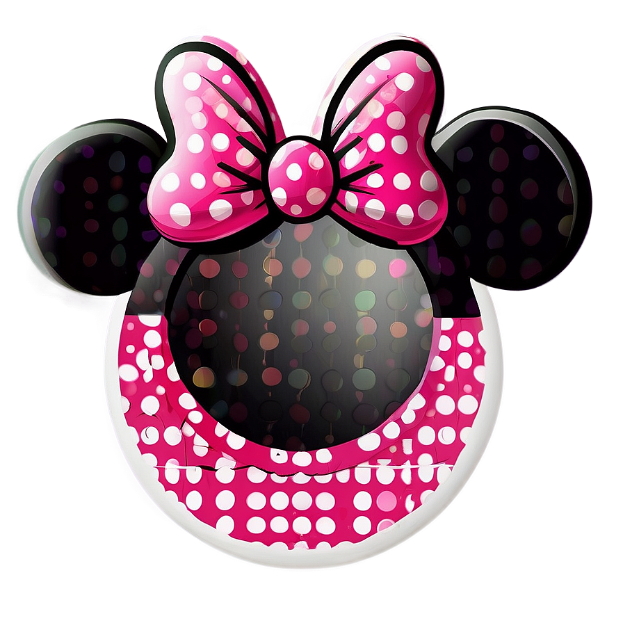 Polka Dot Minnie Mouse Design Png Tfy