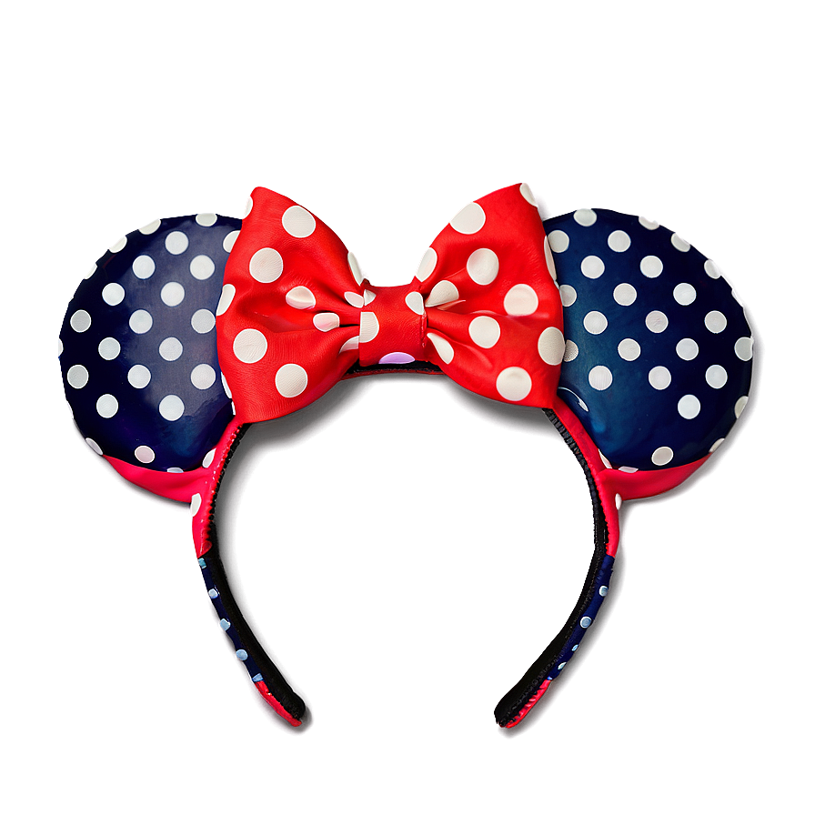 Polka Dot Minnie Mouse Ears Png 77