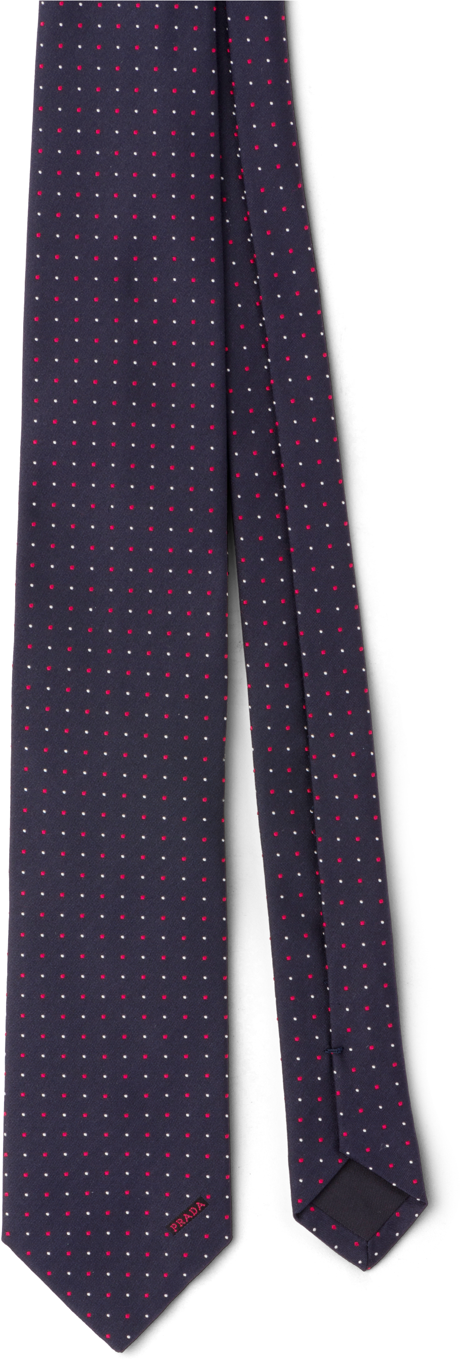 Polka Dot Necktieon Dark Background