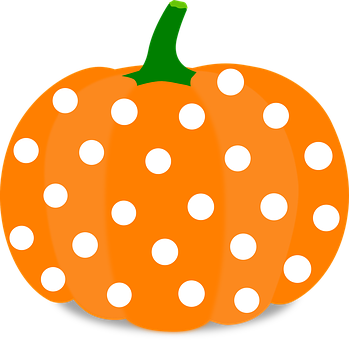 Polka Dot Pumpkin Graphic