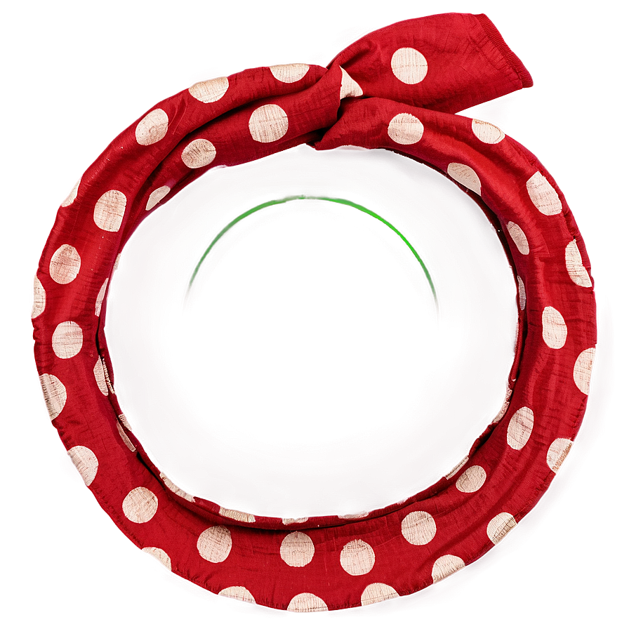 Polka Dot Red Scarf Png Rqx