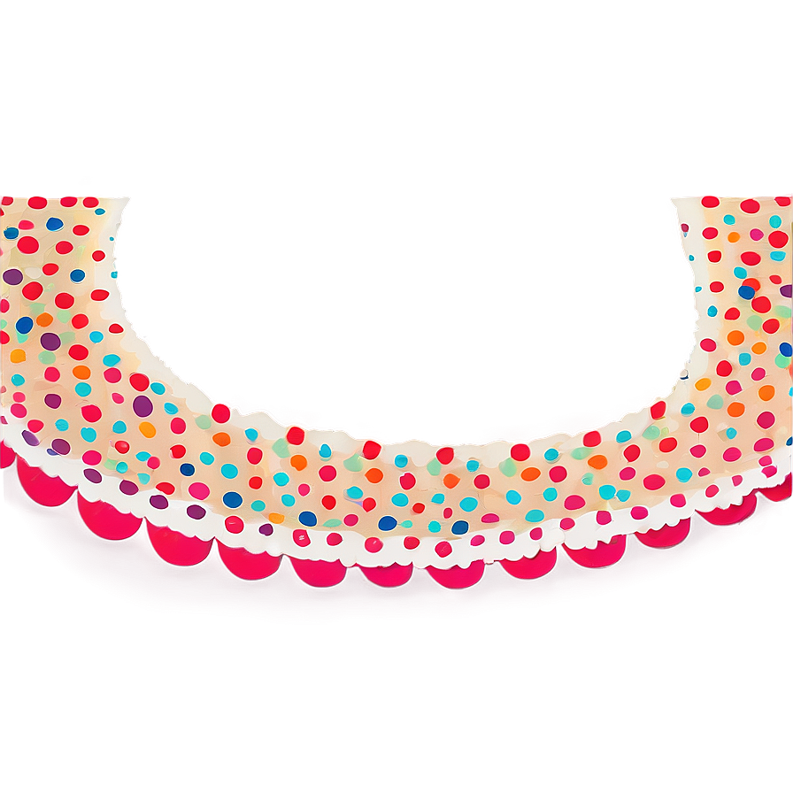 Polka Dot Scallop Edge Png 68