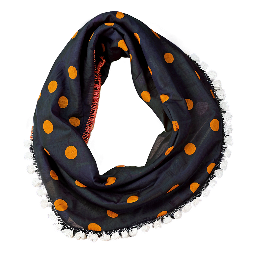 Polka Dot Scarf Png Wem74