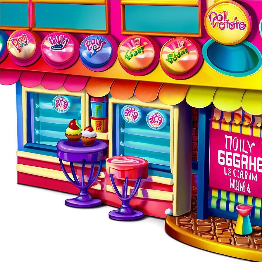 Polly Pocket Ice Cream Shop Png 73