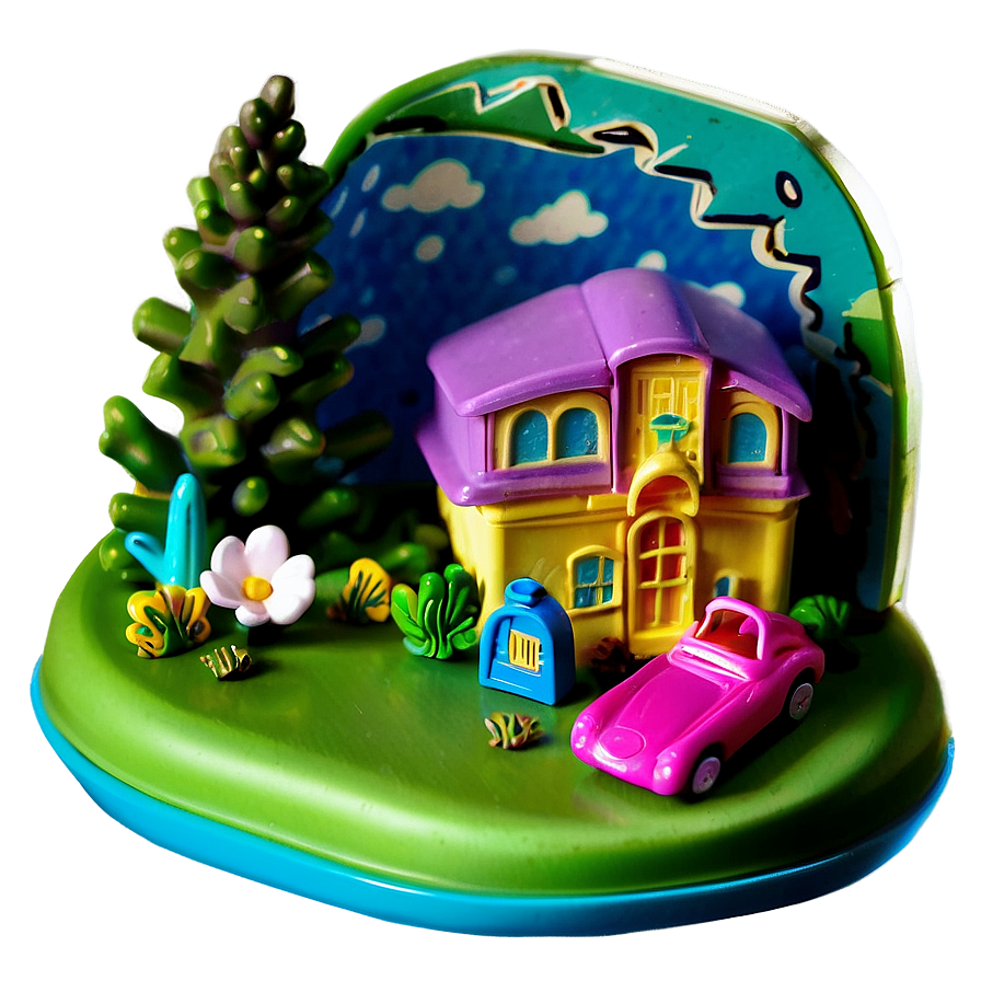 Polly Pocket Miniature World Png Jmb