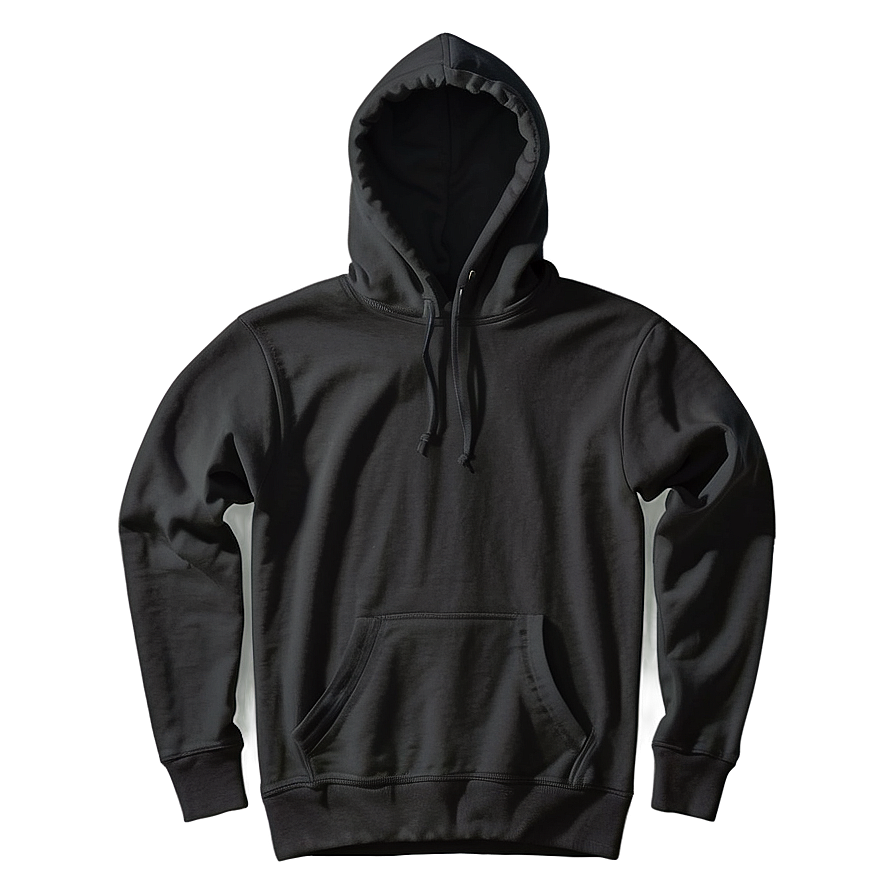 Polyester Black Hoodie Png Sof5