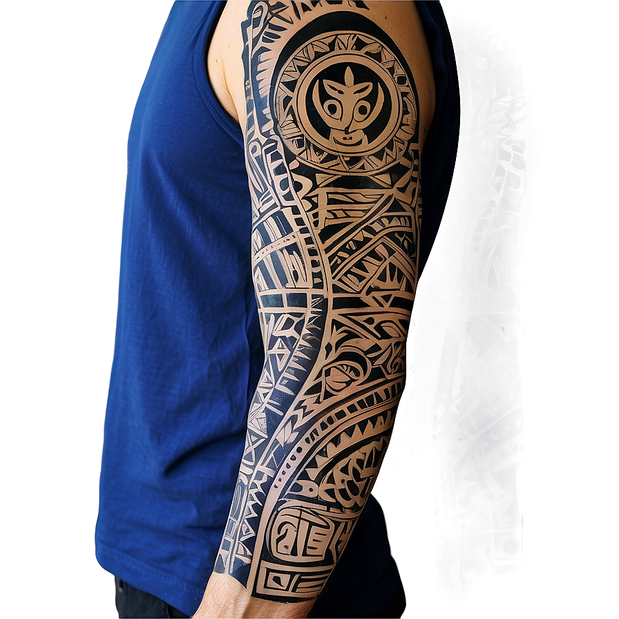 Polynesian Tattoo Sleeve Png 06122024