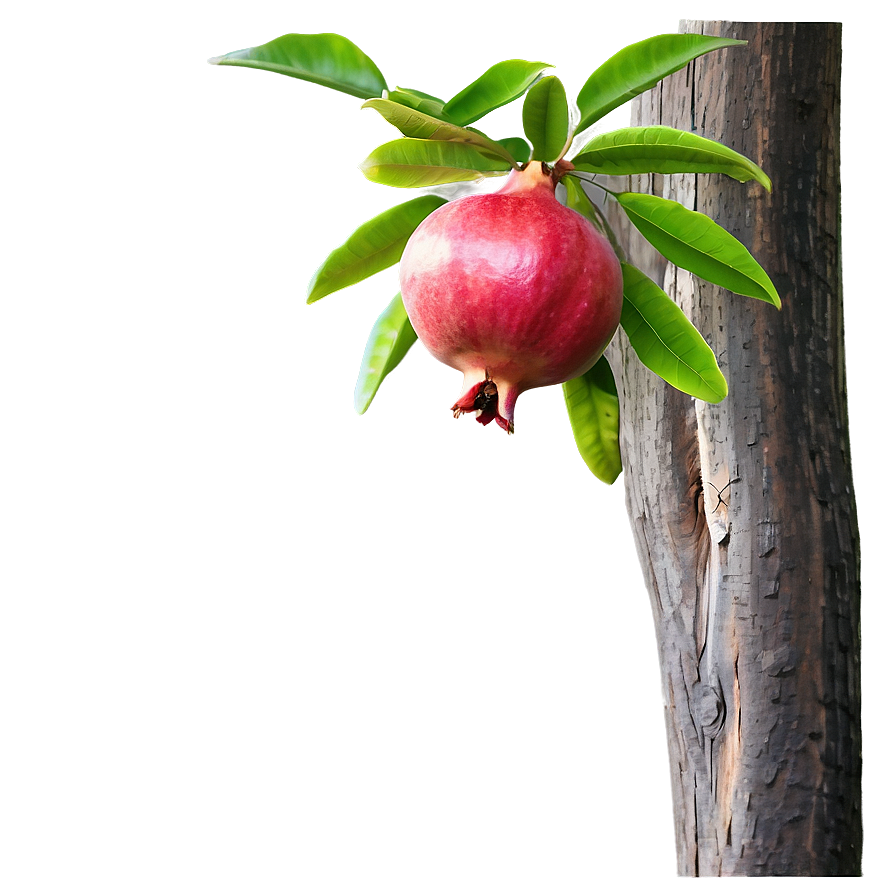 Pomegranate On Tree Branch Png Jtm