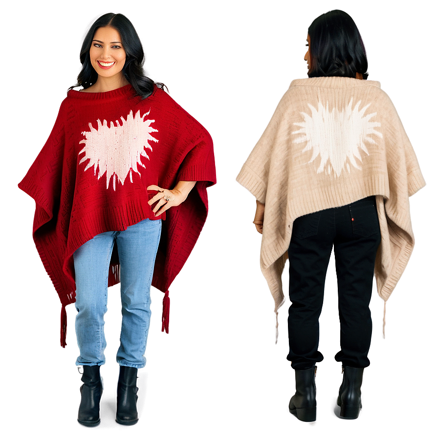 Poncho Sweater Combo Png Ygj3