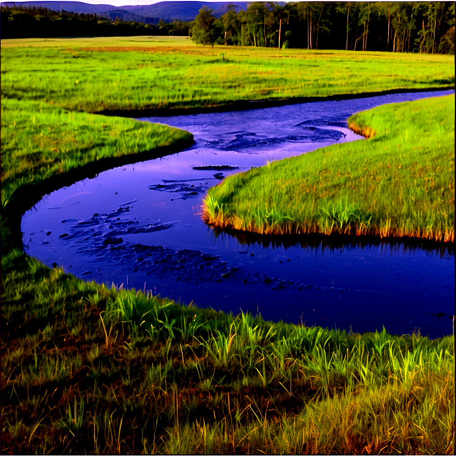 Pond And River Confluence Png Hgw65