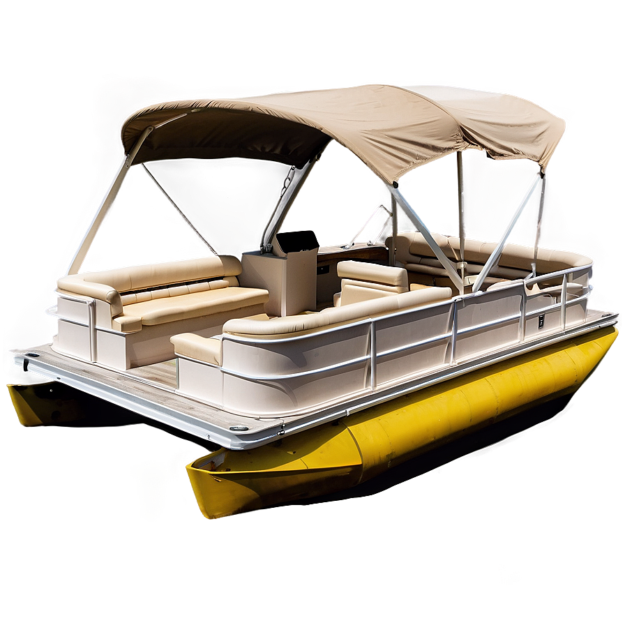 Pontoon Boat With Full Galley Png 06292024