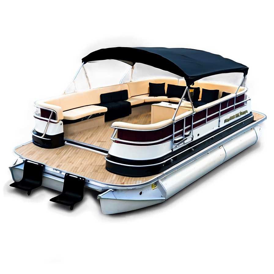 Pontoon Boat With Swivel Chairs Png Ely