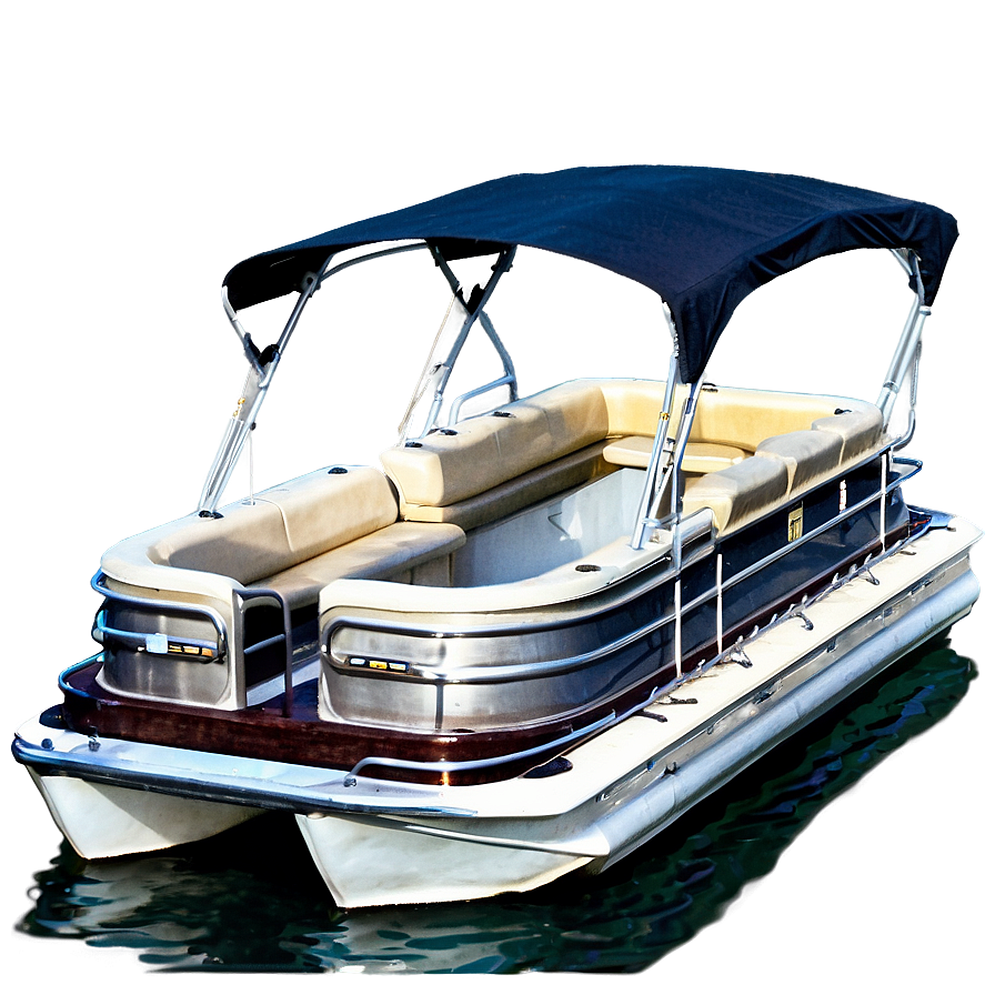 Pontoon Boat With Underwater Lights Png 06292024