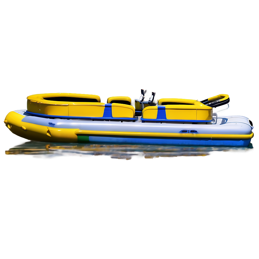 Pontoon Boat With Water Slide Png Yet11