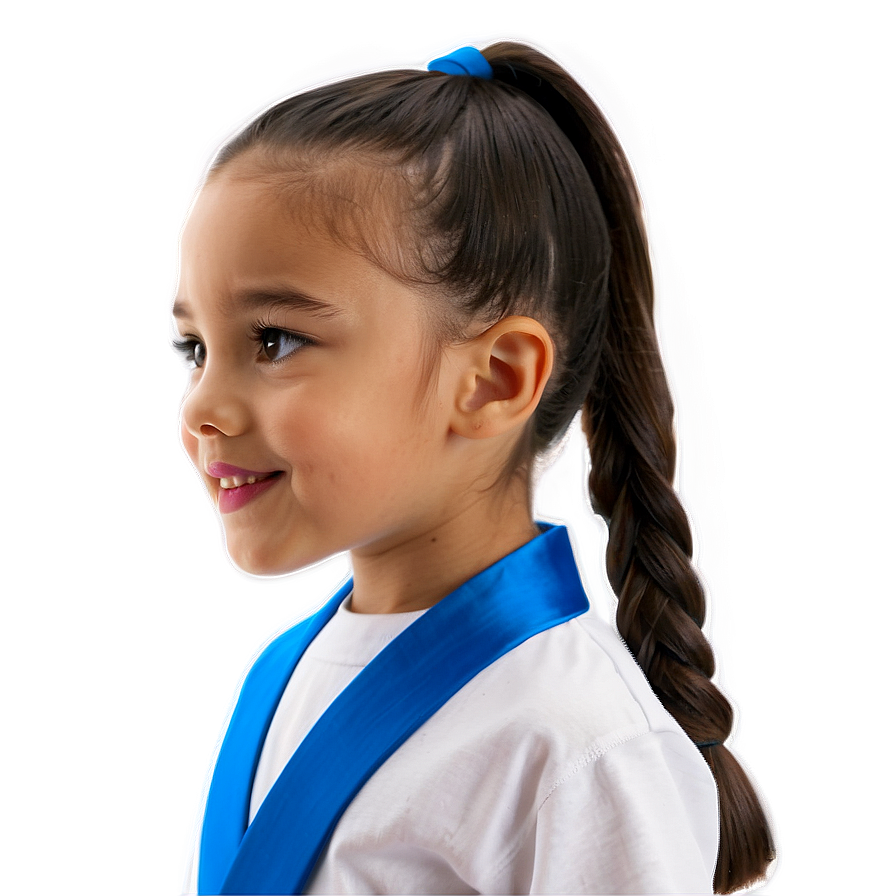 Ponytail For Kids Png Iev55