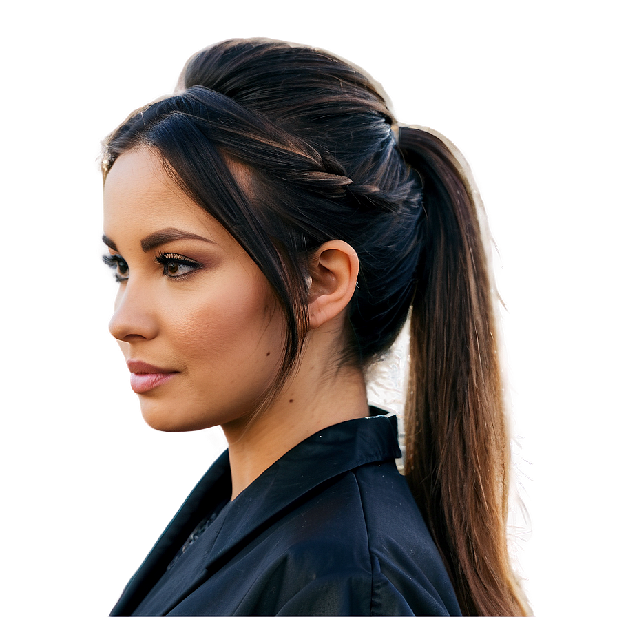 Ponytail Hairstyle Png 06262024