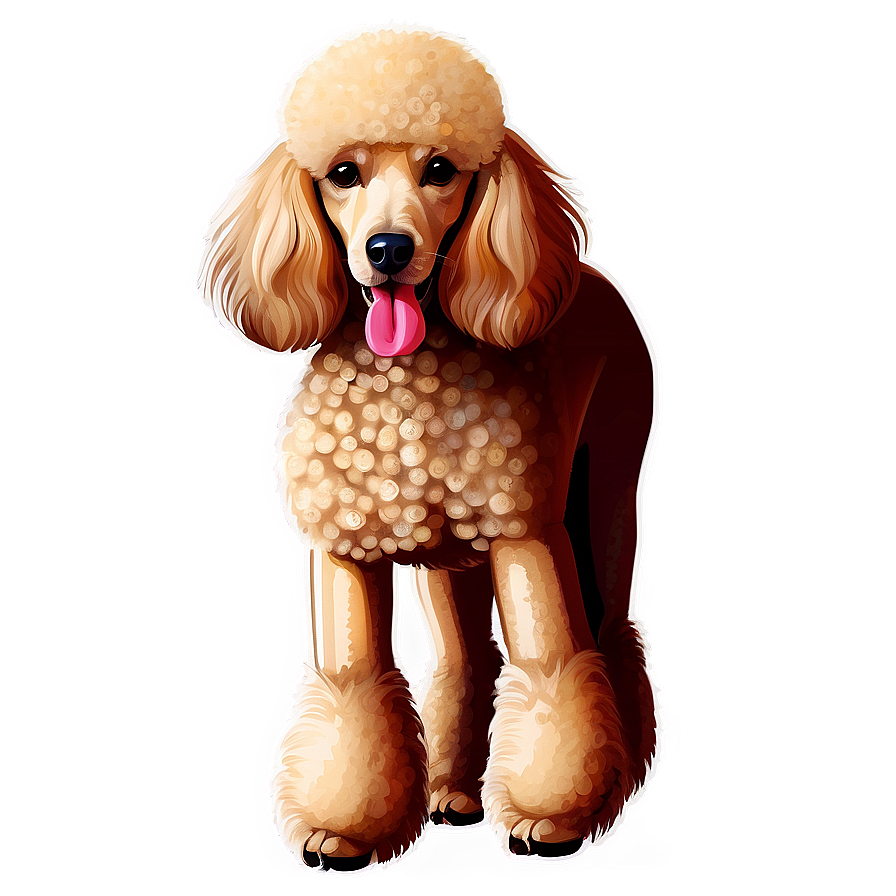 Poodle Dog Illustration Png 1