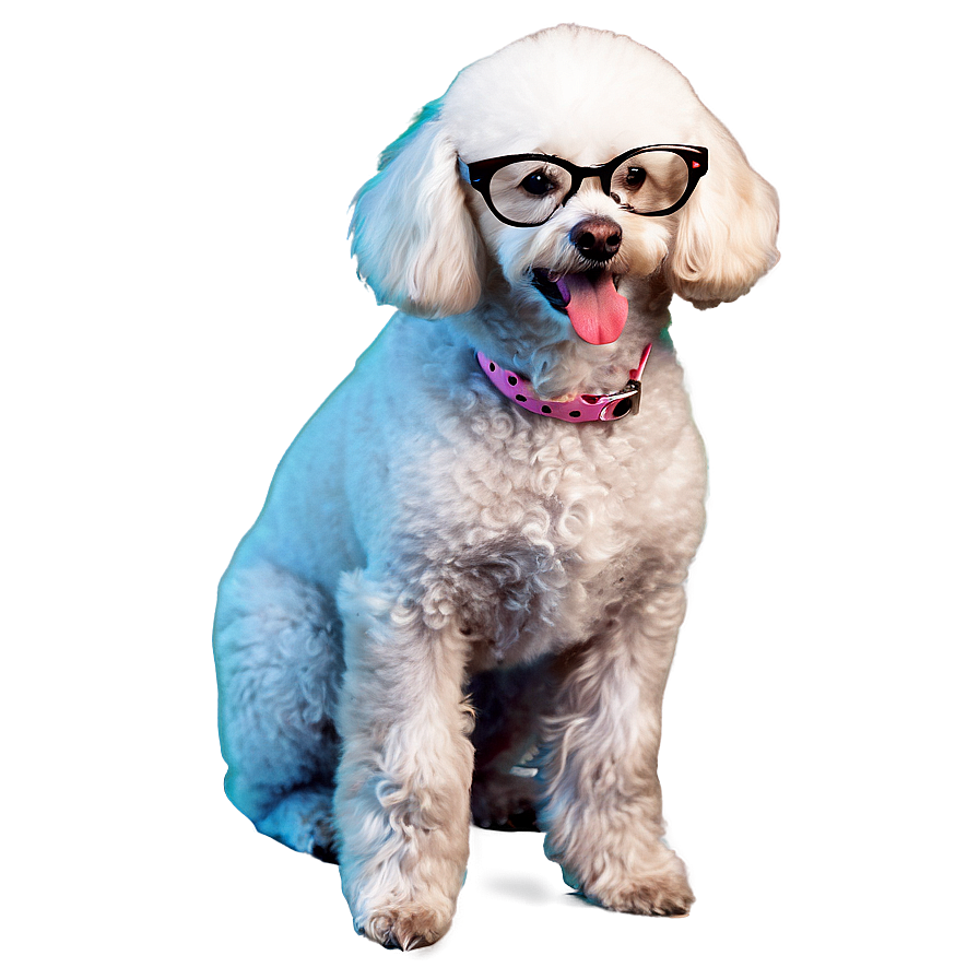 Poodle With Glasses Png 43