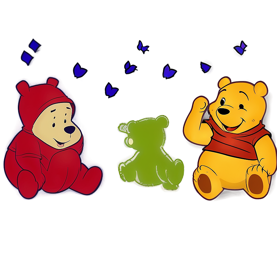 Pooh Bear And Lumpy Png Edh