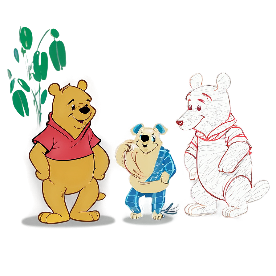 Pooh Bear And Roo Png 06202024