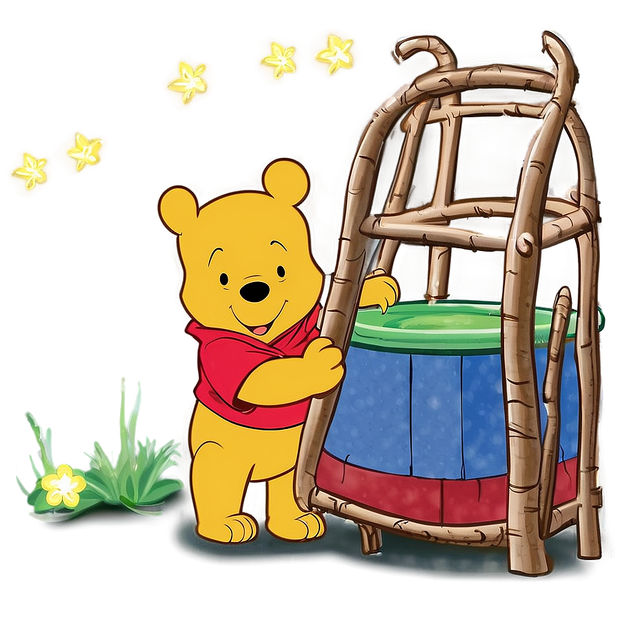 Pooh Bear At Night Png Nuk93