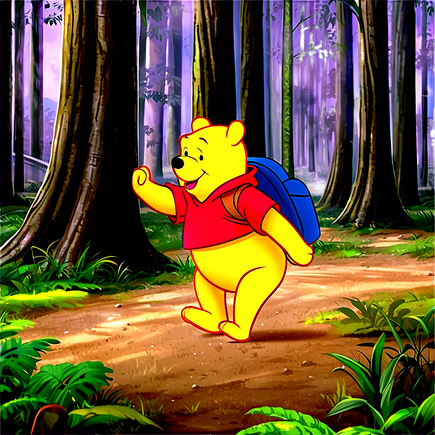 Pooh Bear On Adventure Png 06202024