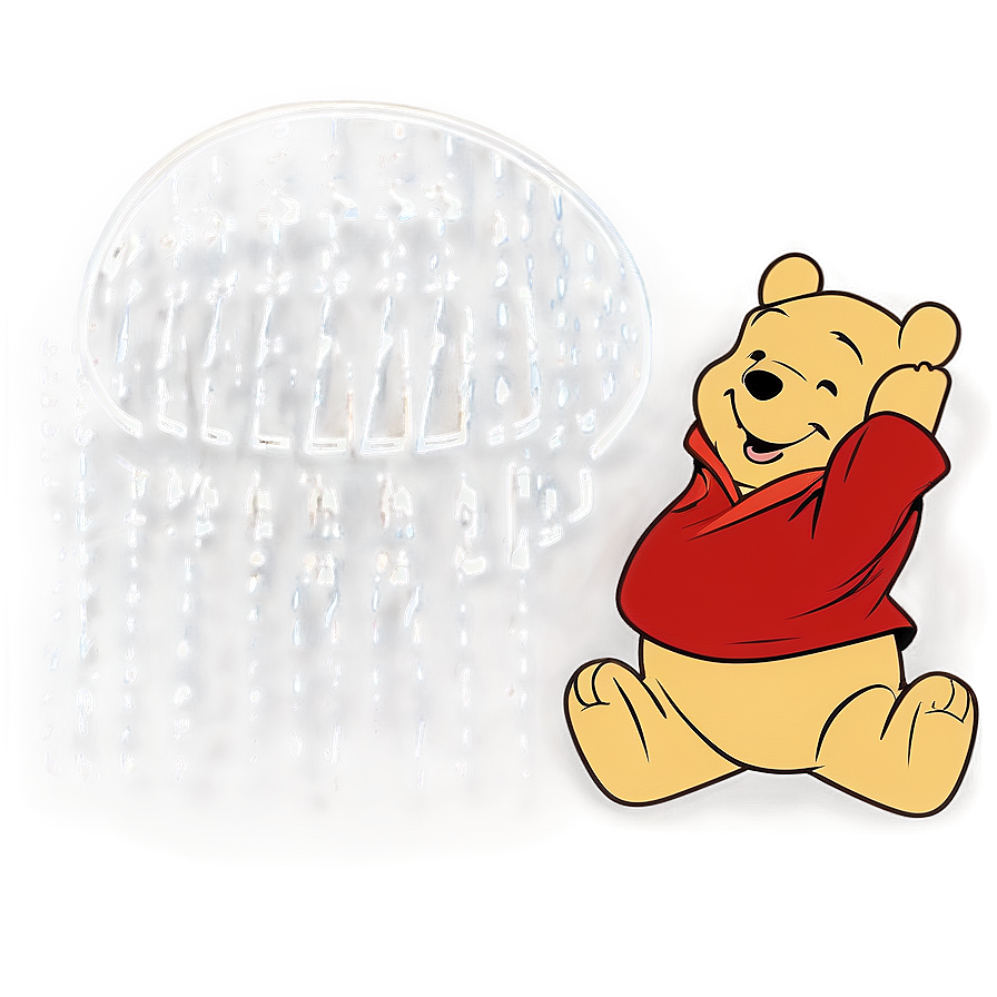 Pooh Bear Vintage Style Png Ppj84