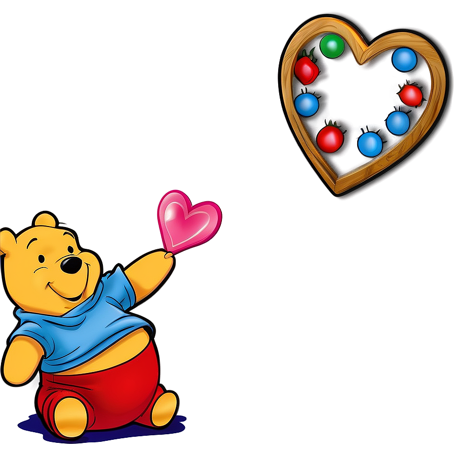 Pooh Bear With Heart Png 31