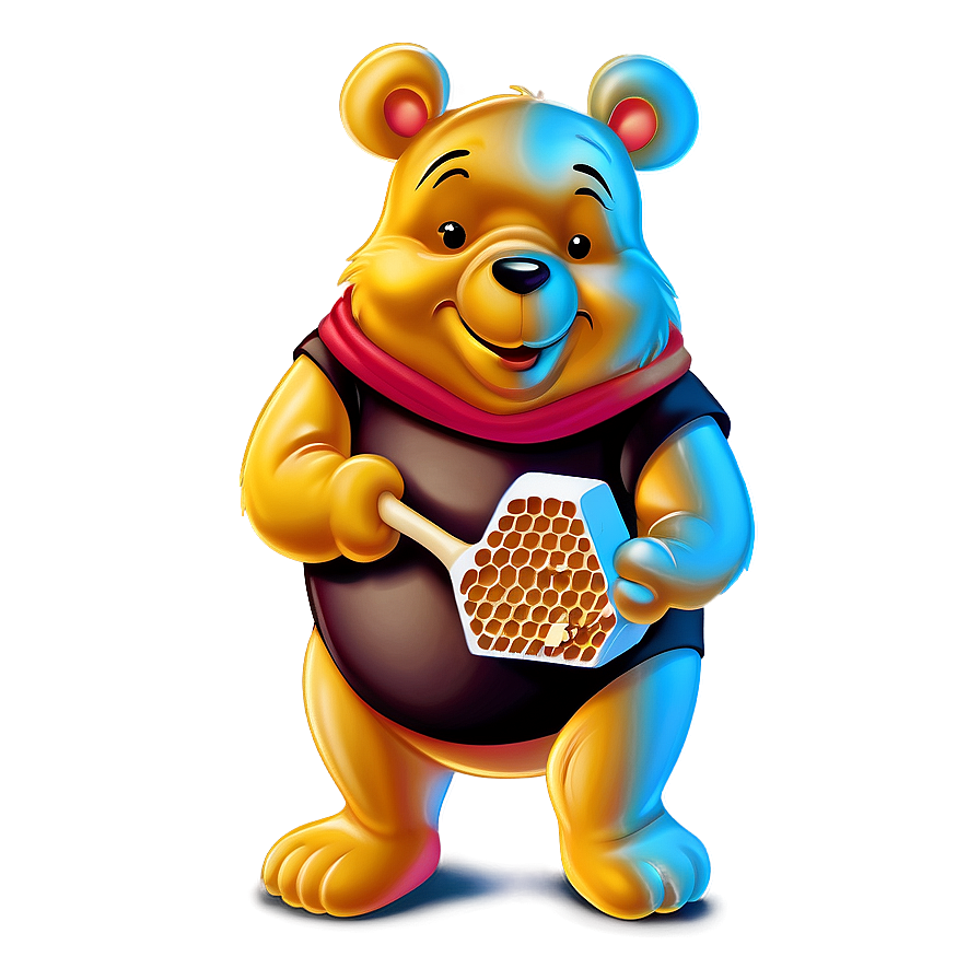 Pooh Bear With Honeycomb Png Xqi48