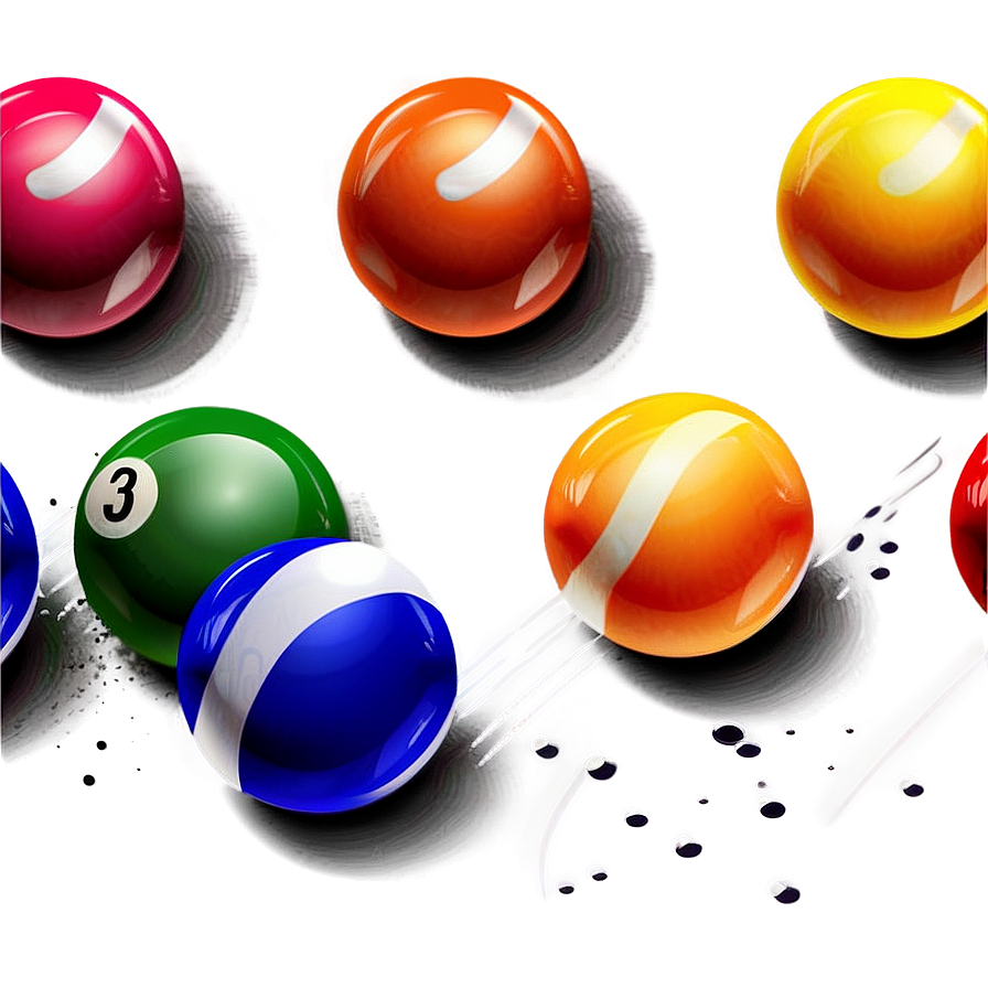 Pool Balls Illustration Png Jns