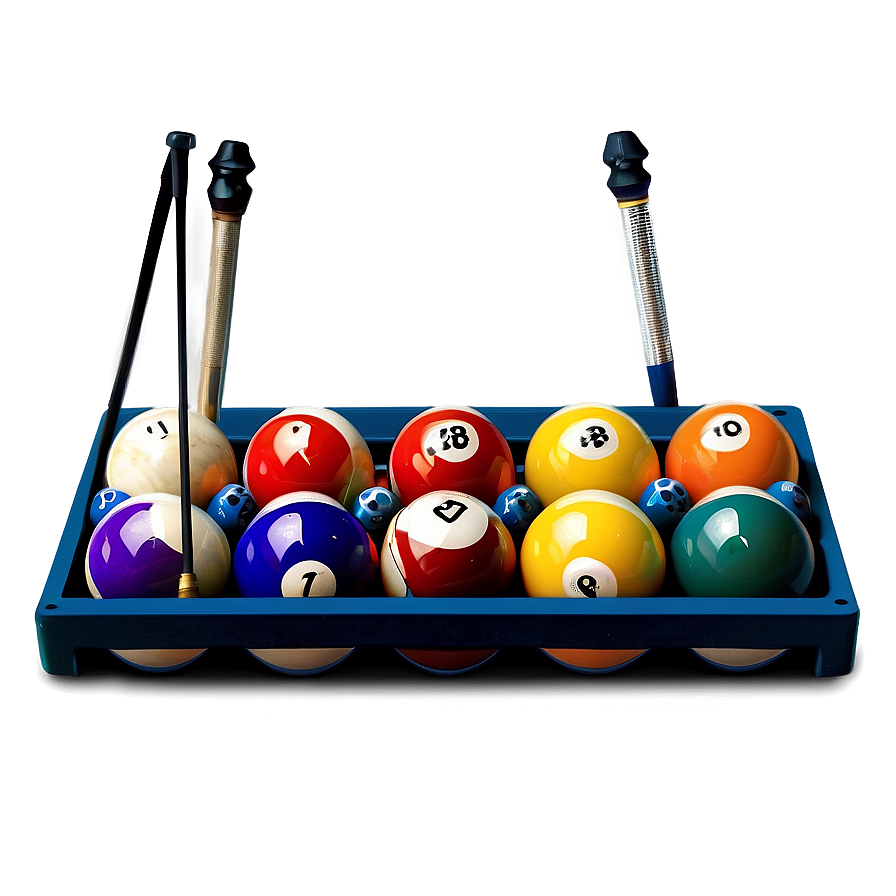 Pool Balls In Rack Png 06292024