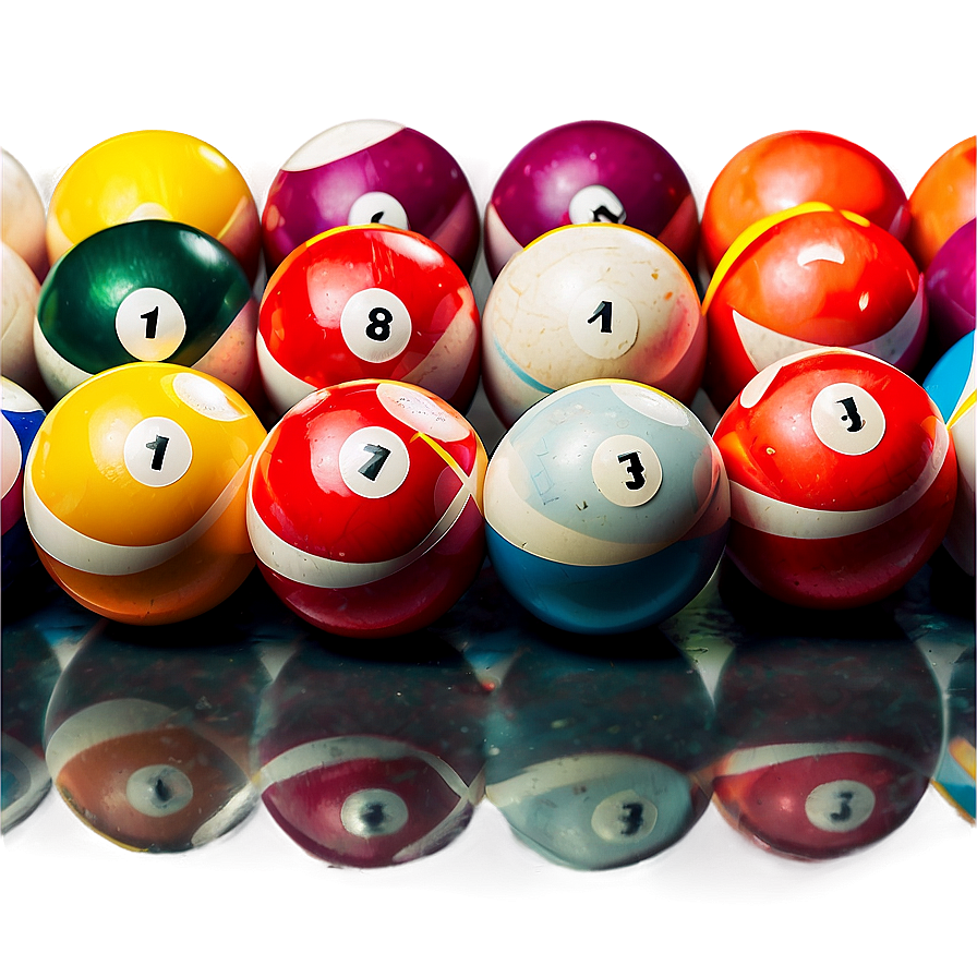 Pool Balls On Table Png 06292024