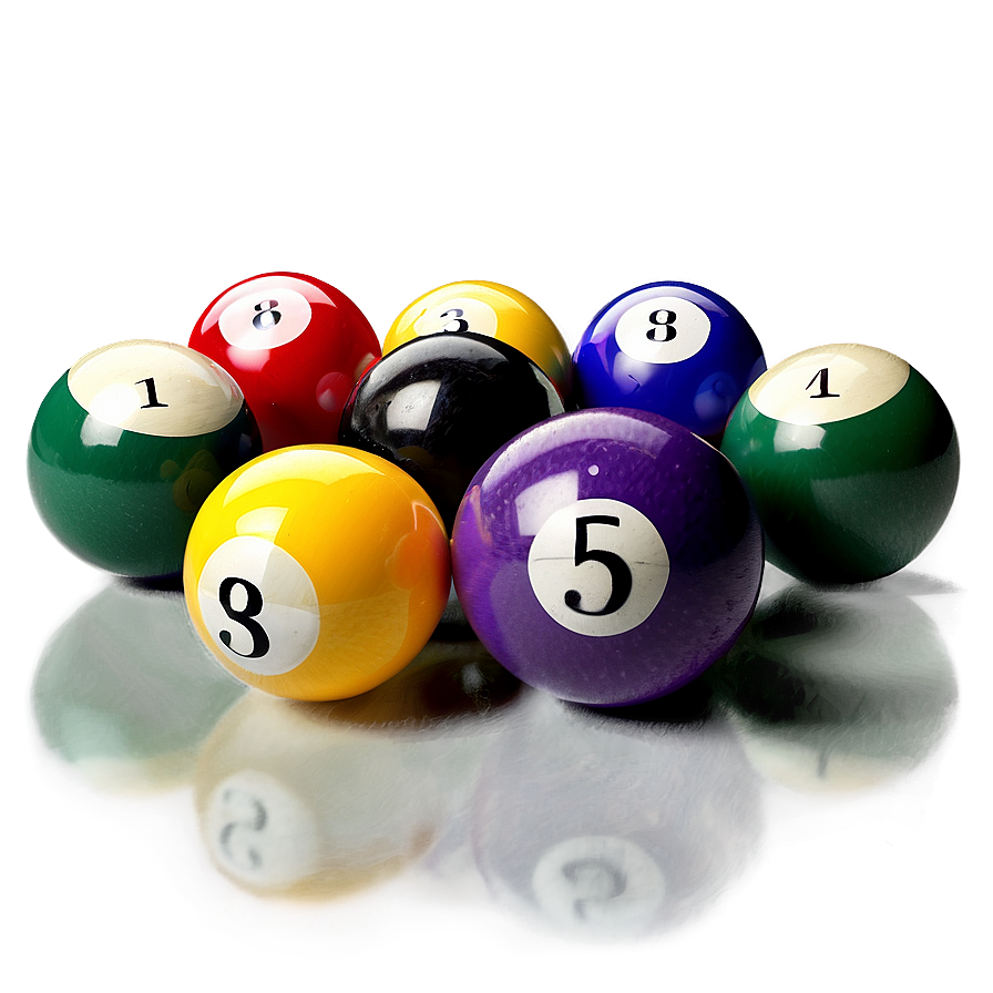 Pool Balls On Table Png Mhi