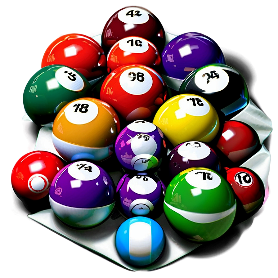 Pool Balls Set Up Png 94