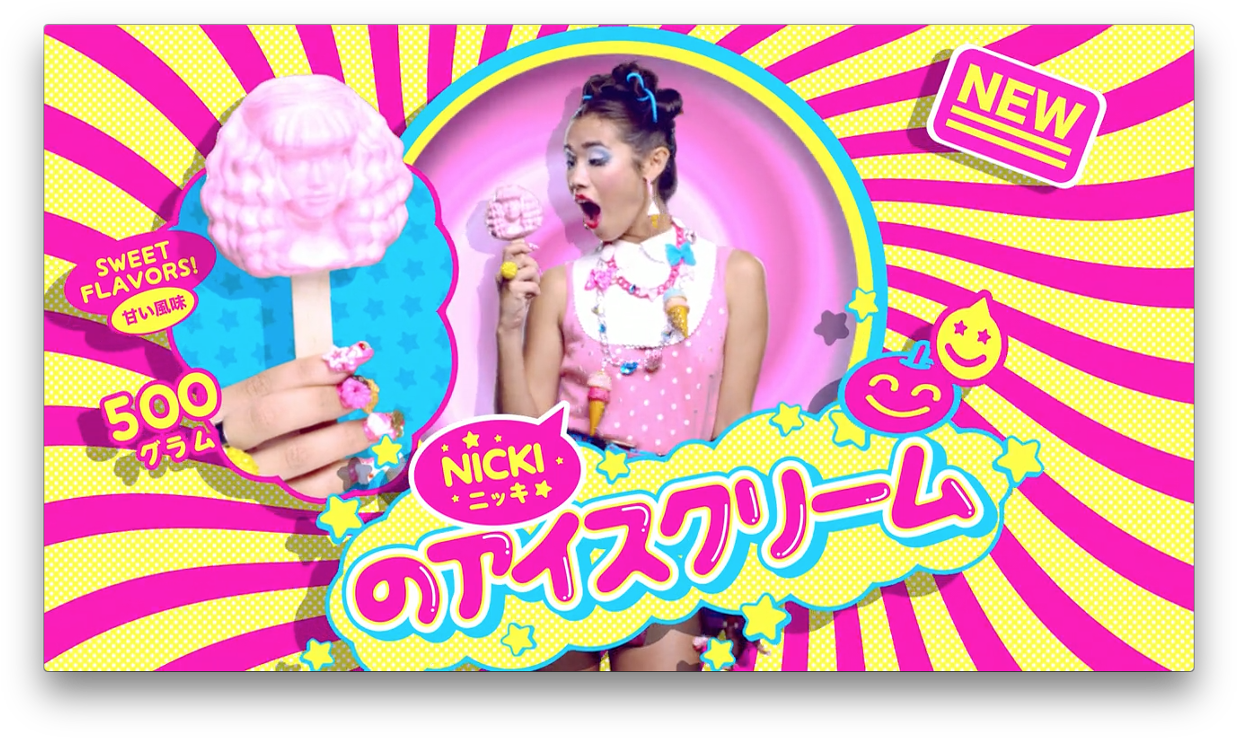 Pop Art Ice Cream Advert