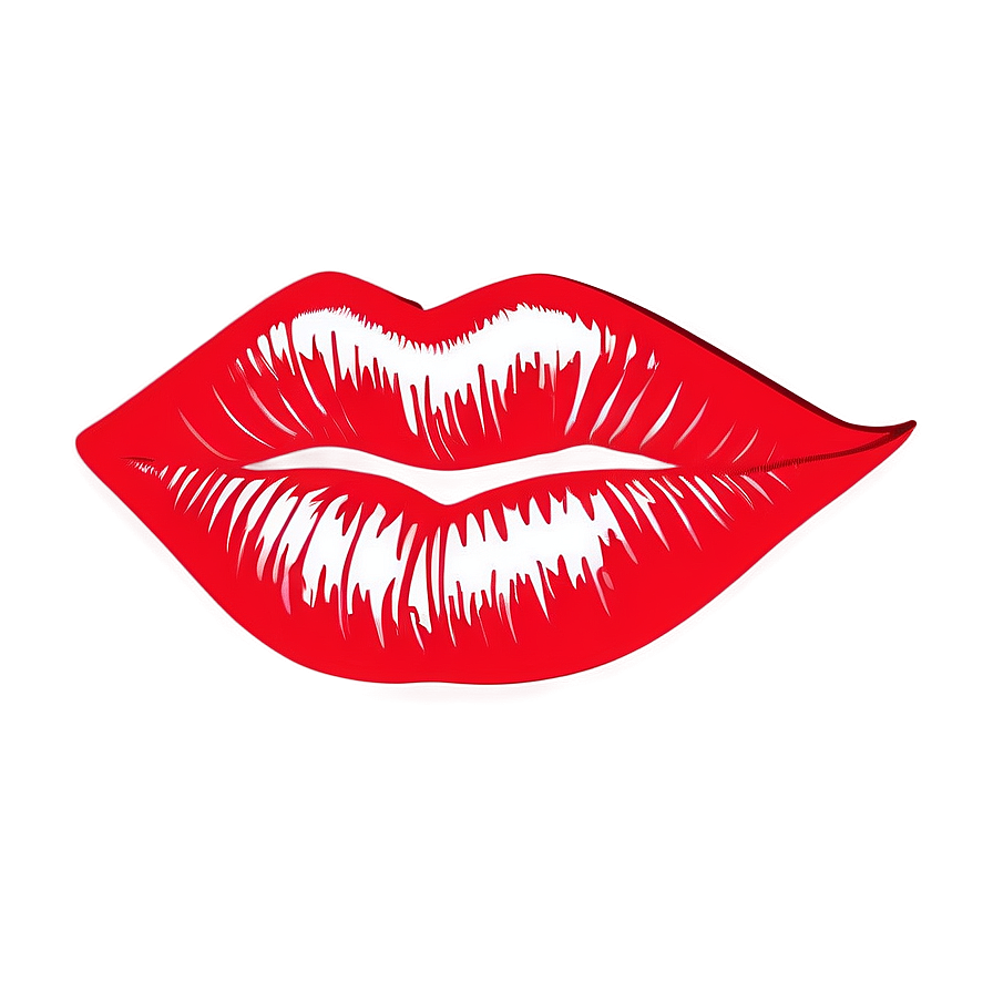 Pop Art Kissy Lips Png 06292024