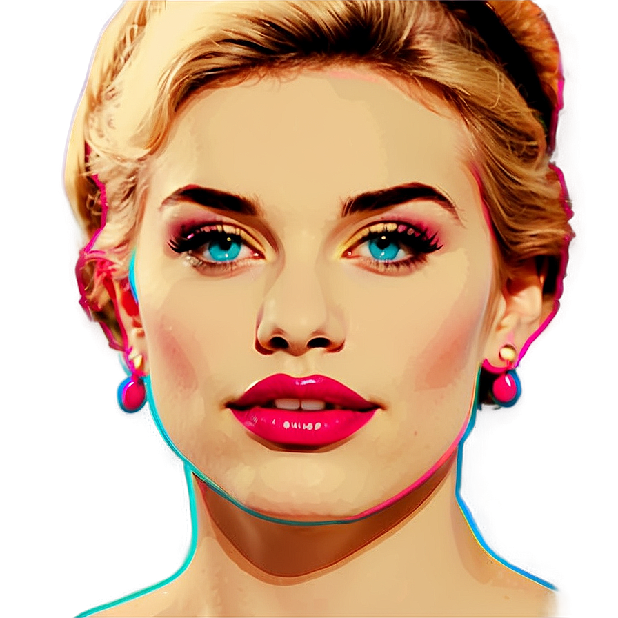 Pop Art Portrait Template Png 53