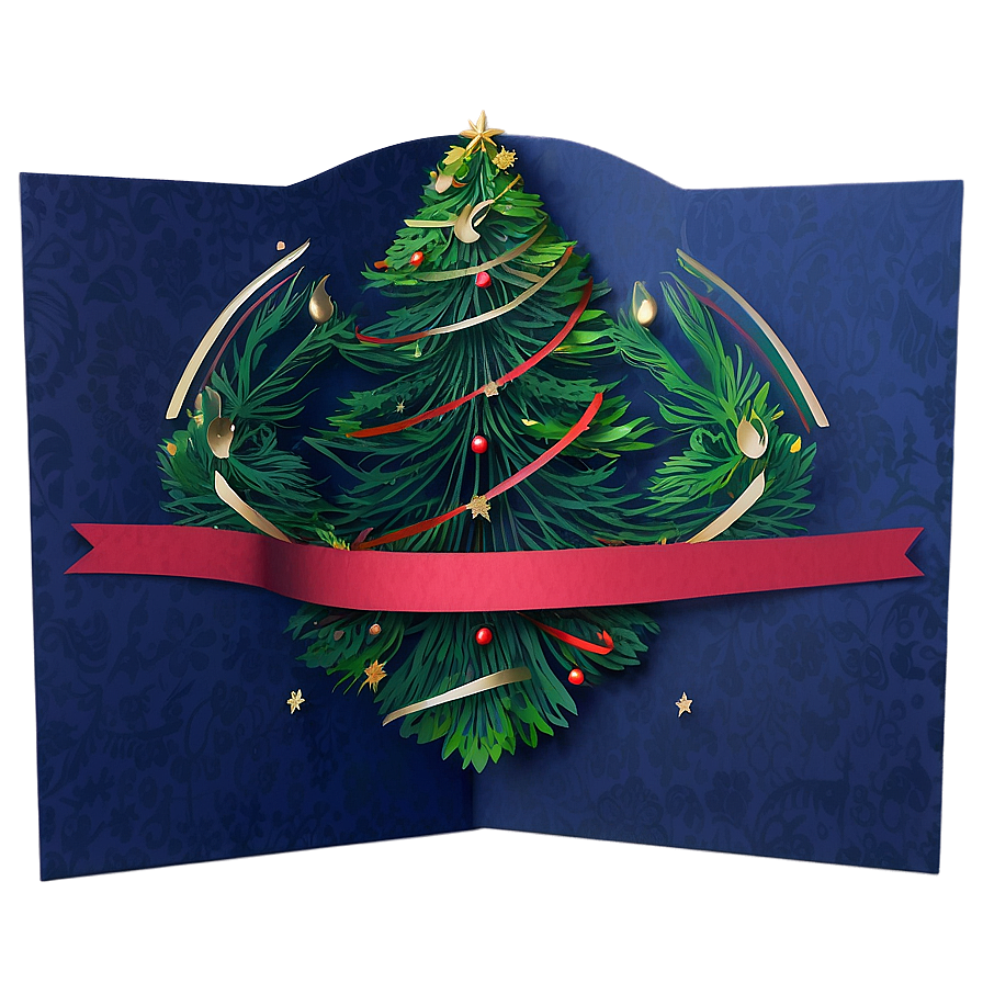 Pop Up Christmas Card Png Uft