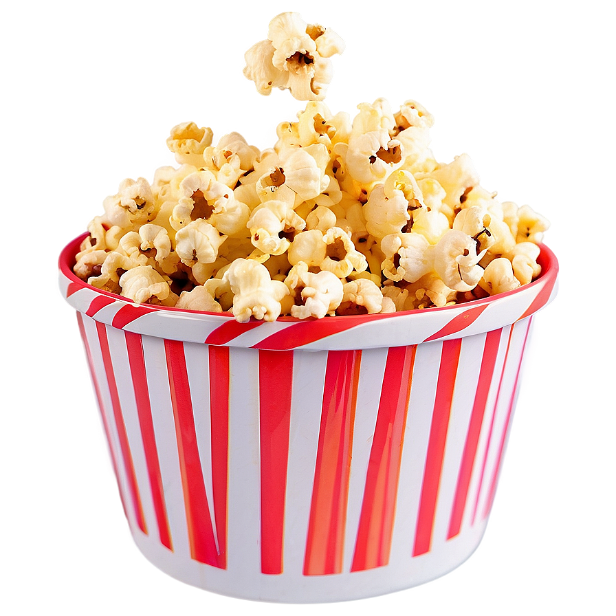 Popcorn Bucket With Butter Topping Png Lch2