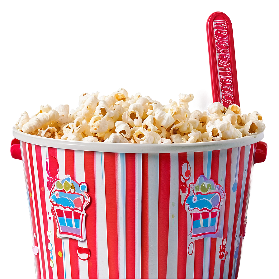 Popcorn Bucket With Scoop Png 41