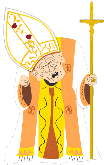 Popeye Character Dressedas Bishop