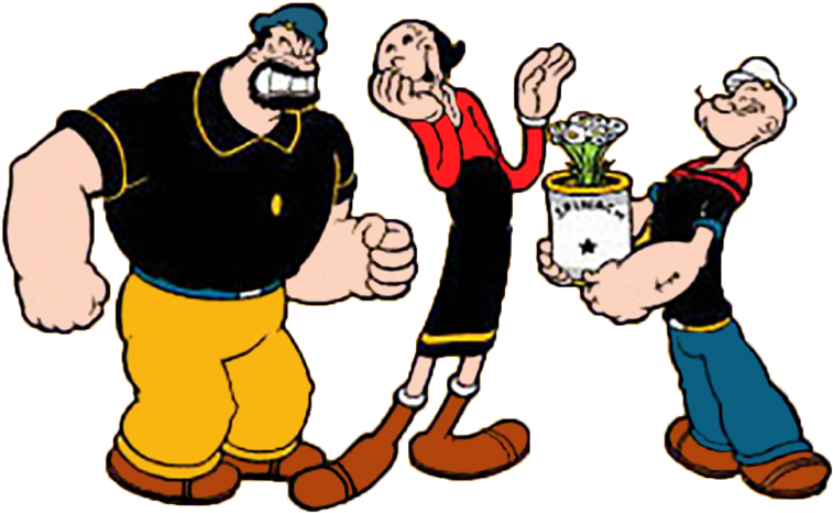 Popeye Olive Bluto Standoff