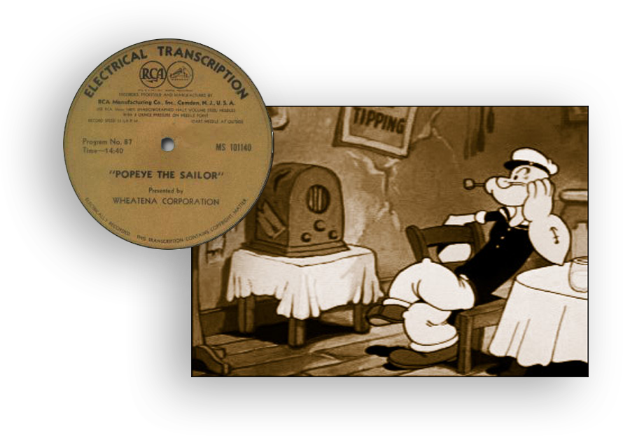 Popeye The Sailor Vintage Record