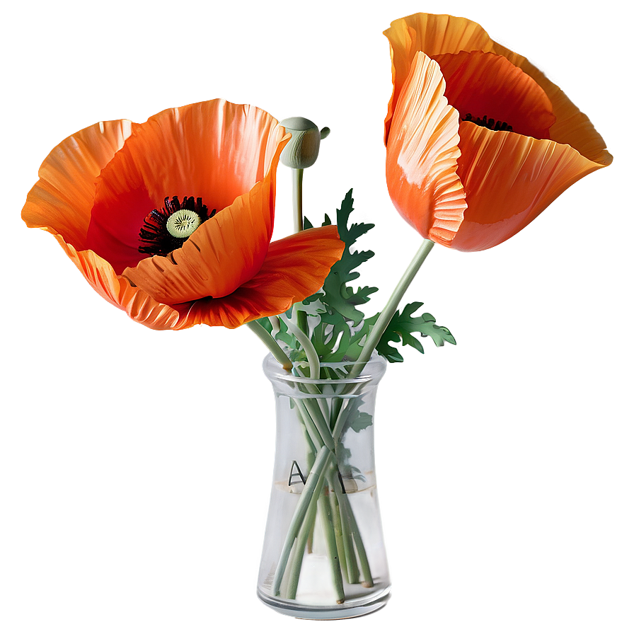 Poppy Bouquet Arrangement Png 61